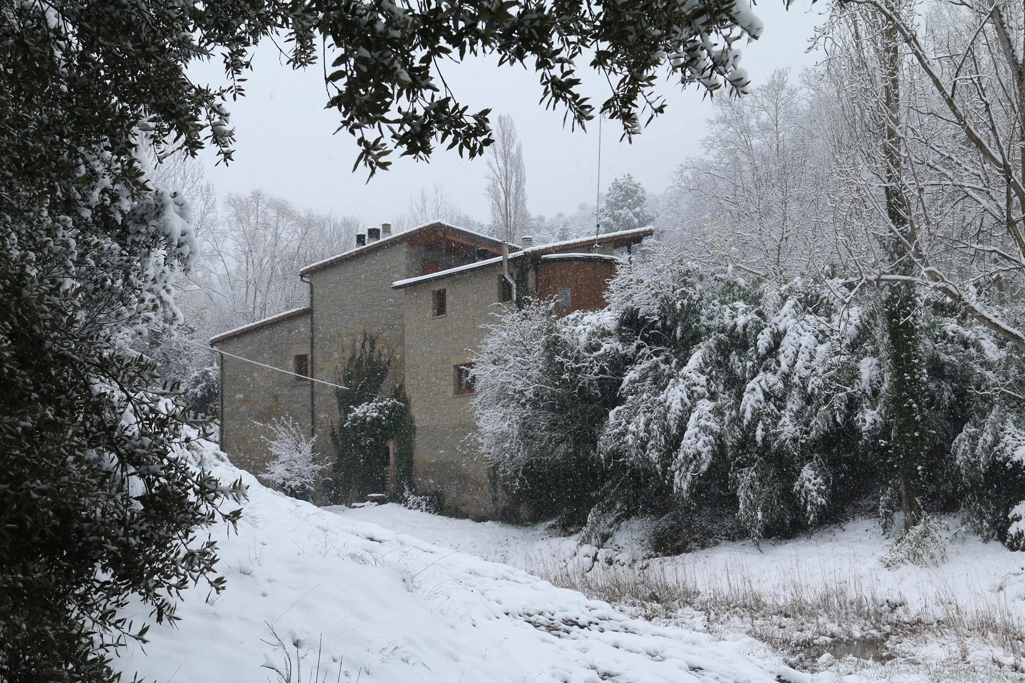 El molí a l'hivern